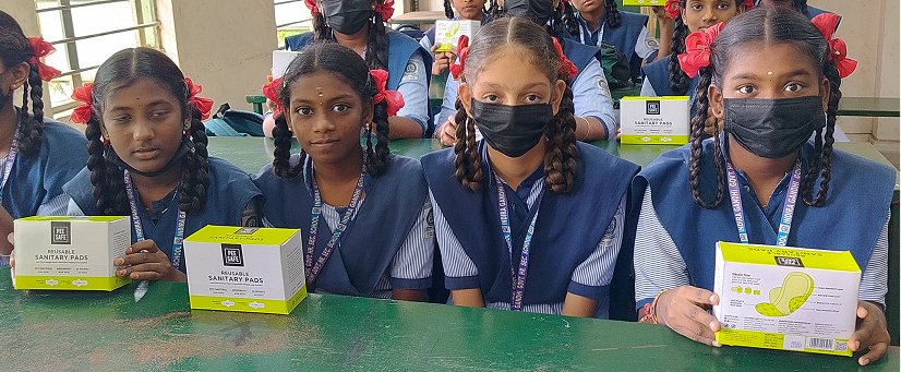 Pads donated and counting...